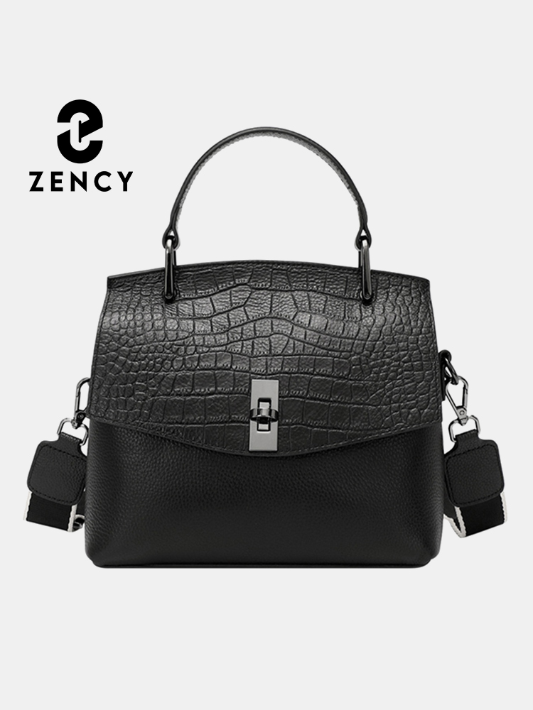 Women Bags Luxury Brands - Zency Genuine Leather Women's Handbag Stone