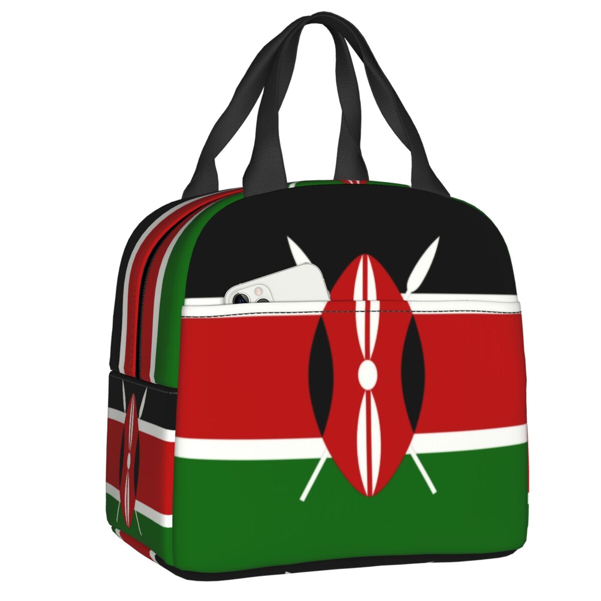 Women Bags Kenya - Custom Kenya Flag Insulated Lunch Bag