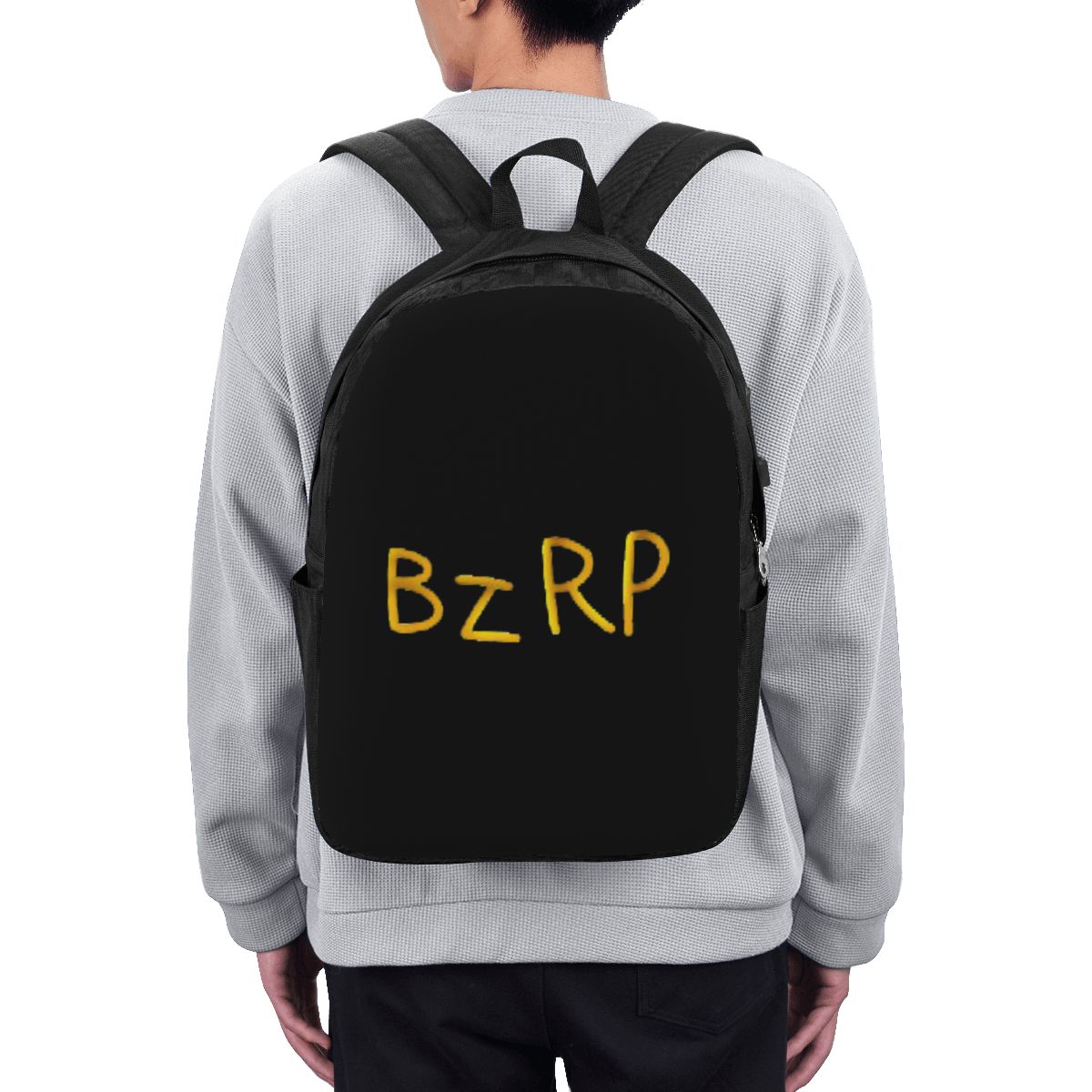Woman In Bag - Bizarrap Cap (BZRP) Backpack Travel Notebook