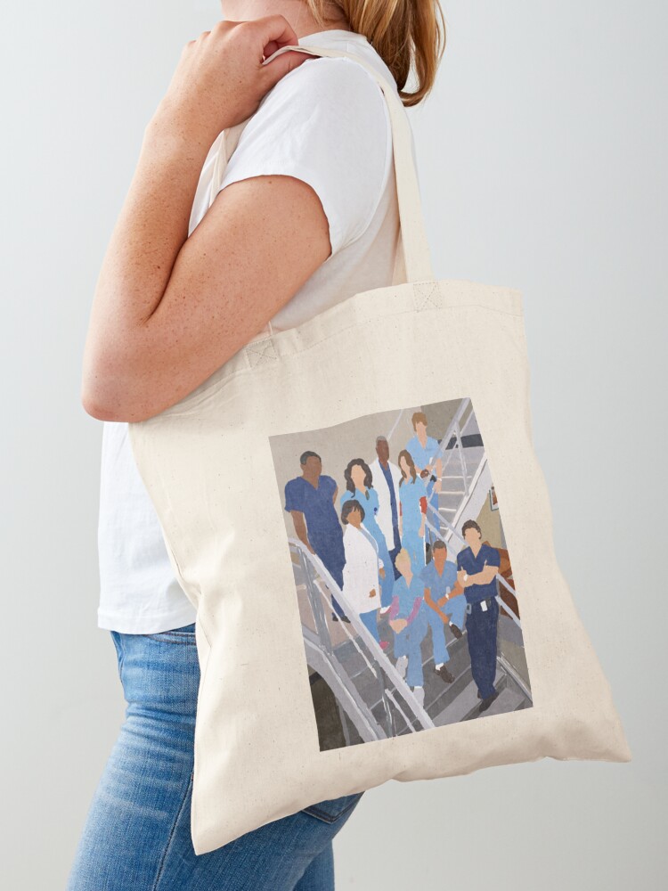 Women Bags Grey - Grey’s Cast Color Long Tote Bag