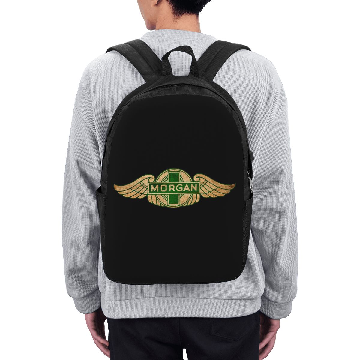 Woman In Bag - Morgan Motor Car Company Backpack Travel