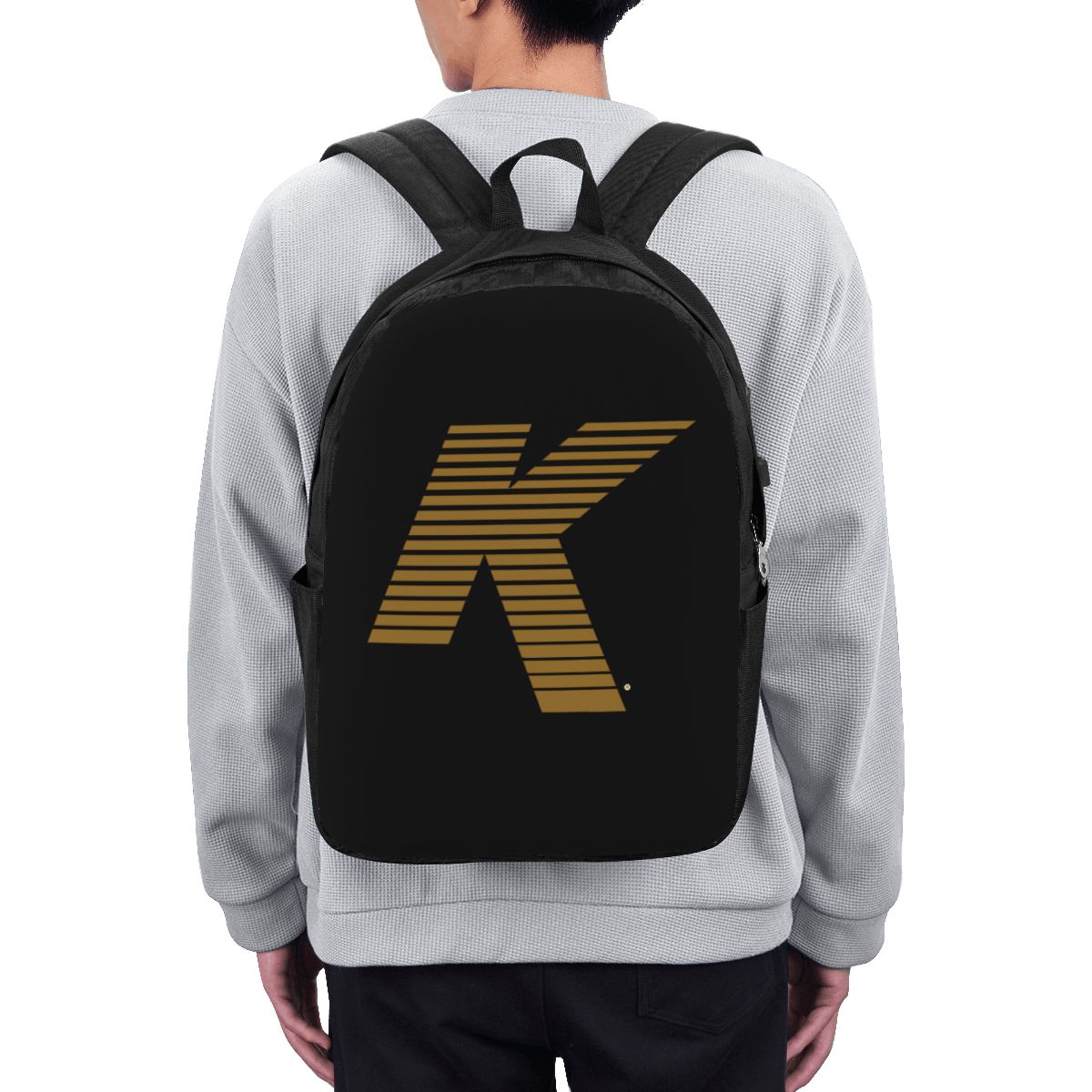 Woman In Bag - Zildjian K Logo Backpack Travel Notebook