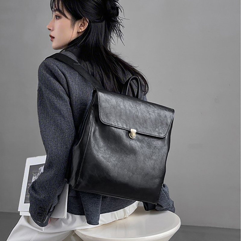 Women Bags Luxury Brands - Luxury Brand Genuine Leather Backpack For