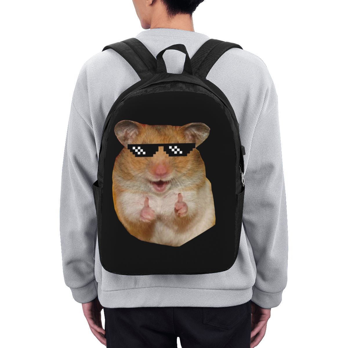 Funny Hamster Backpack Travel  - Woman In Bag 评论和价格
