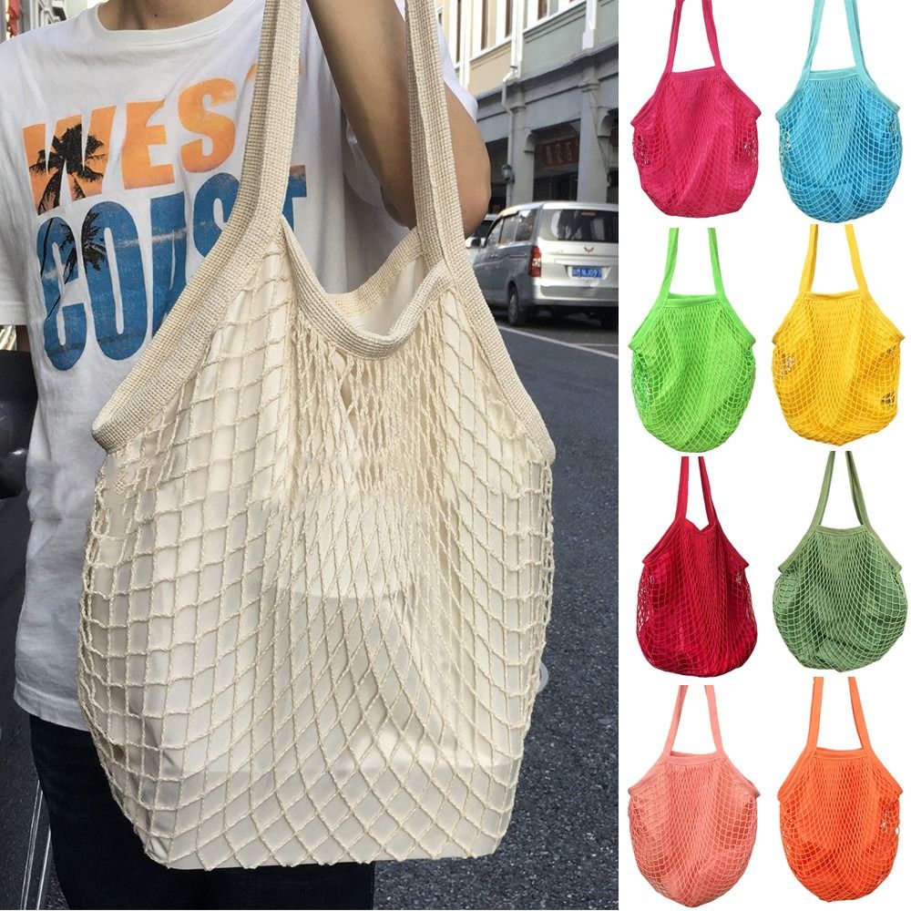 Durable Cotton Grocery Bags Me - Crochet Market Bag 评论和价格