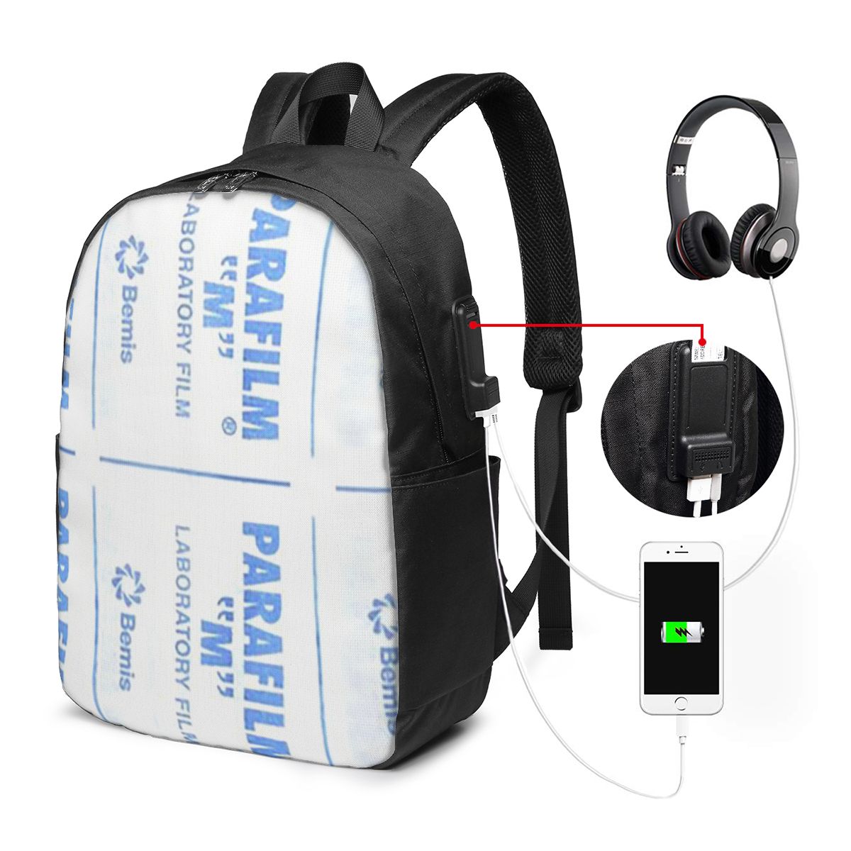 Parafilm Is A Lifesaver Backpa - Woman In Bag 评论和价格