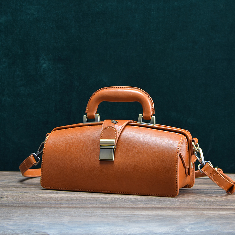 Leather women bag handmade doc - Doctor Bag Leather 评论和价格