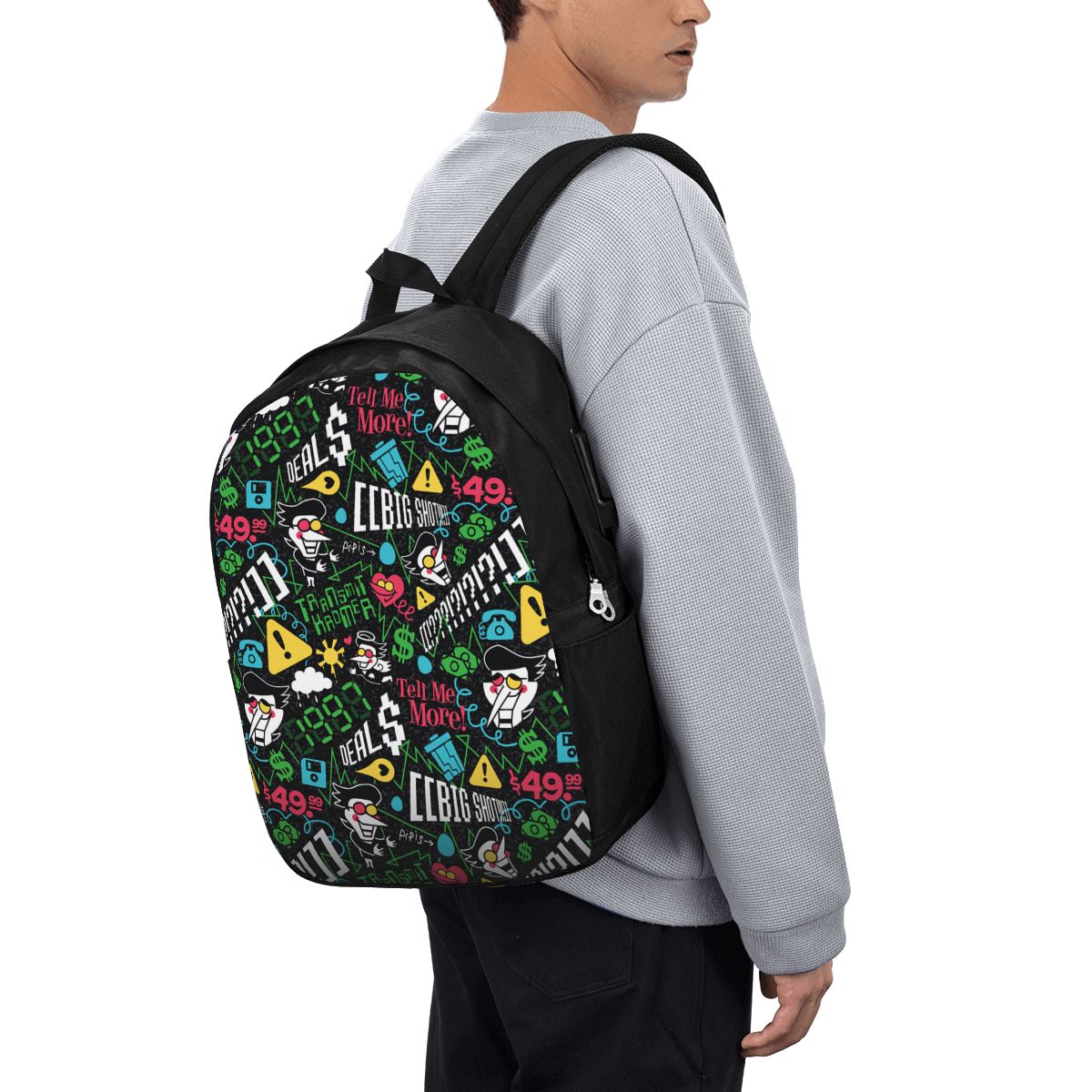 Deltarune SPAMTON G Backpack T - Woman In Bag 评论和价格
