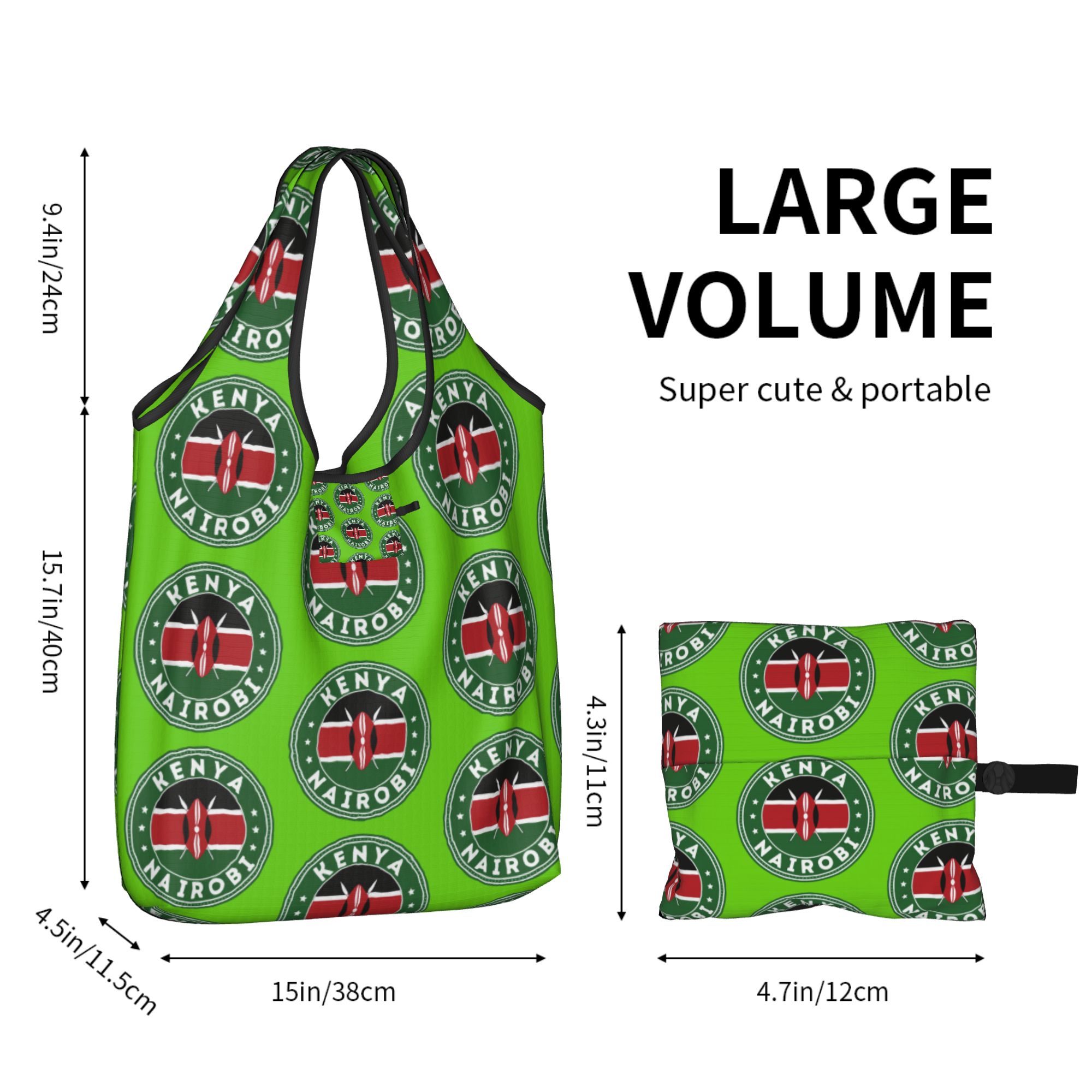 Reusable Kenya Nairobi Flag  S - Women Bags Kenya 评论和价格