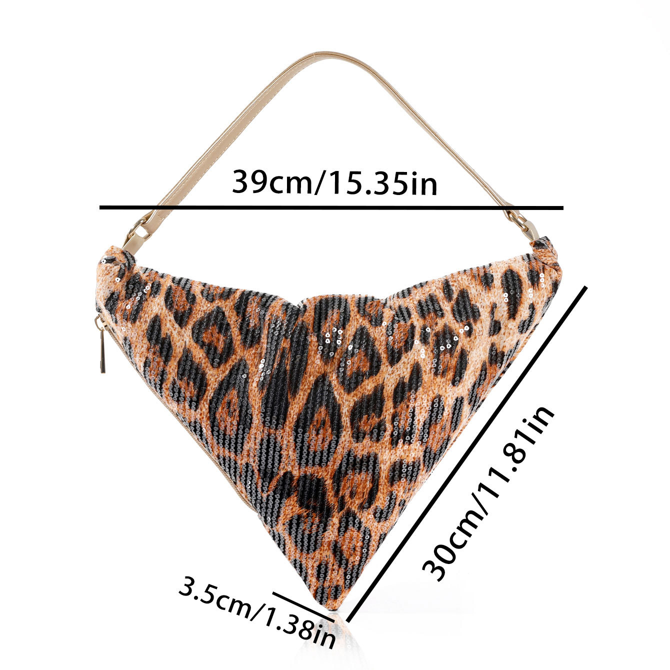 Leopard print crescent bag sho - Women Bags In Trend 评论和价格