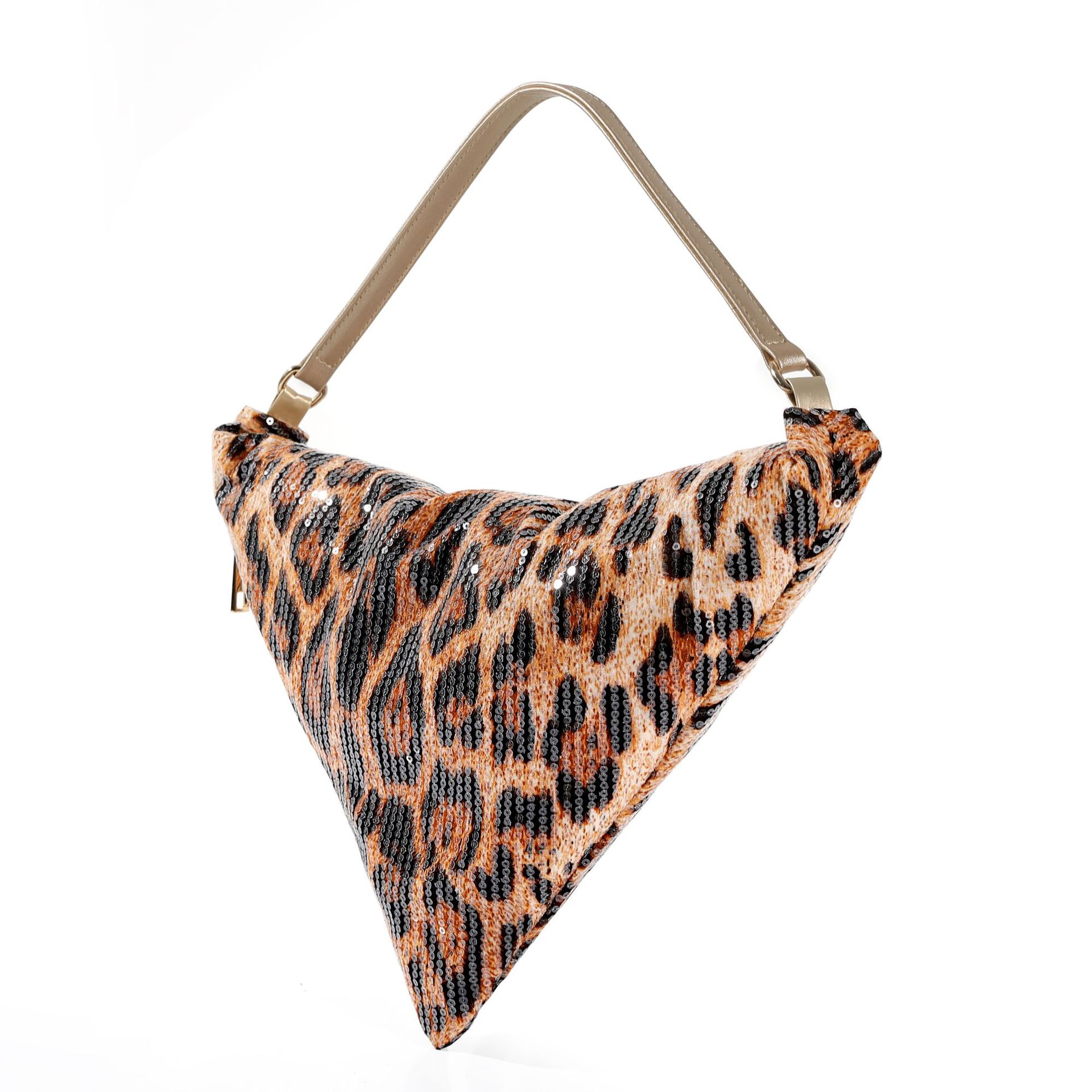 Leopard print crescent bag sho - Women Bags In Trend 评论和价格