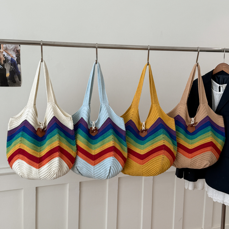2026 Summer Travel Market rain - Crochet Market Bag 评论和价格