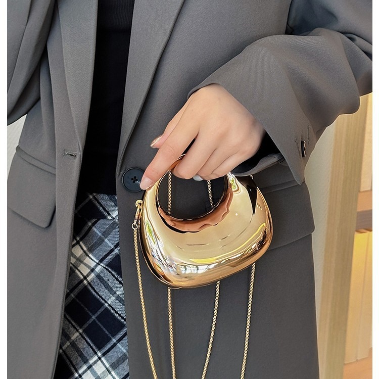 Mini Golden Evening Bag Purses - Women'S Evening Bags 评论和价格