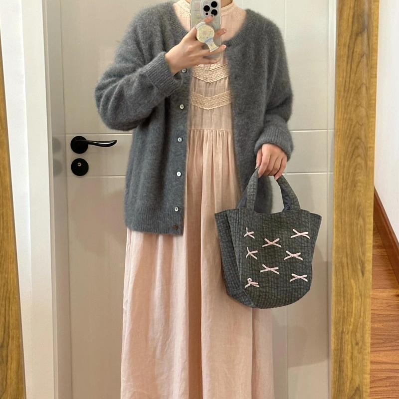 Large Capacity Grey Tote Women - Women Bags Grey 评论和价格