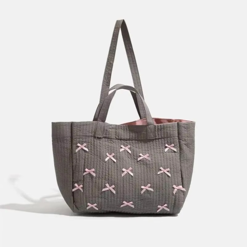 Large Capacity Grey Tote Women - Women Bags Grey 评论和价格