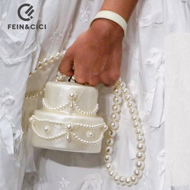 Cake shape clutch bag acrylic  - Women'S Evening Bags 评论和价格