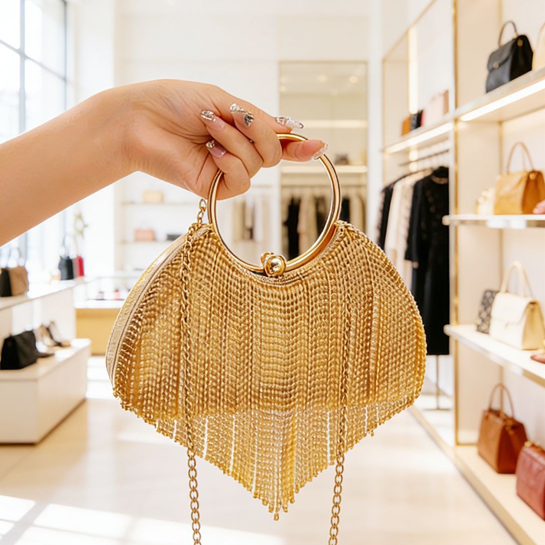 Luxury Glitter Women Clutch Ev - Women'S Evening Bags 评论和价格