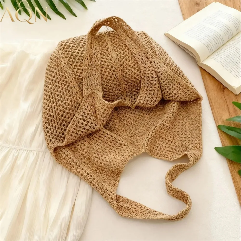 AQN Women's Casual Large Capac - Crochet Market Bag 评论和价格