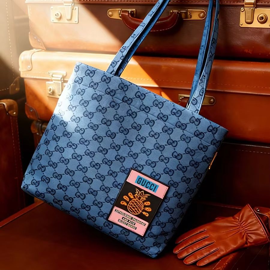 GUCCI bag Womens Canvas Tote B - Women Bags Grey 评论和价格