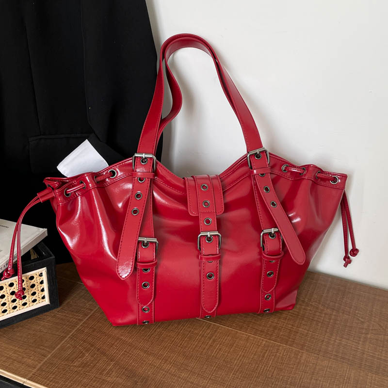 Y2K Gothic Rivet Adjustable St - Women Bags For Sale 评论和价格