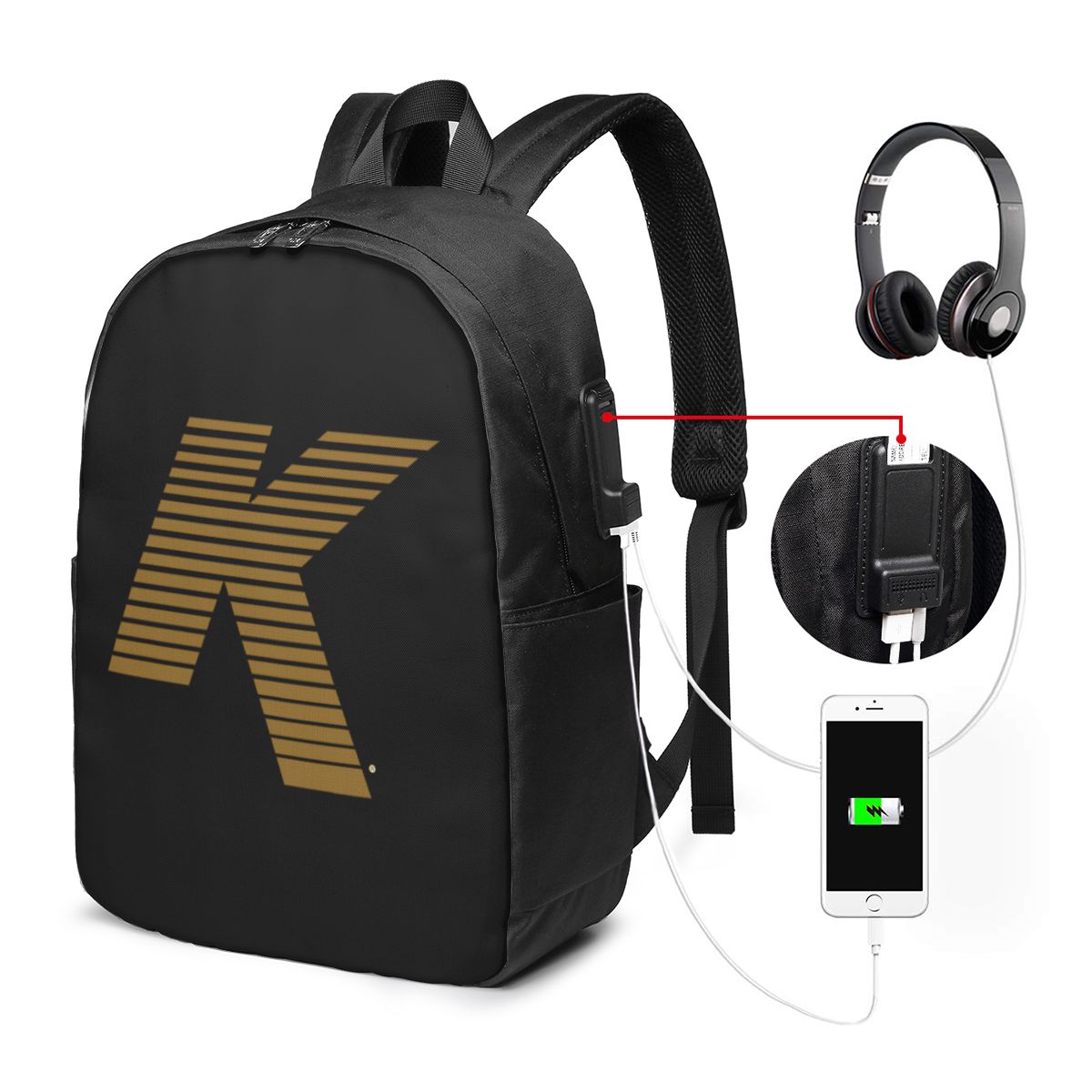 Zildjian K Logo Backpack Trave - Woman In Bag 评论和价格