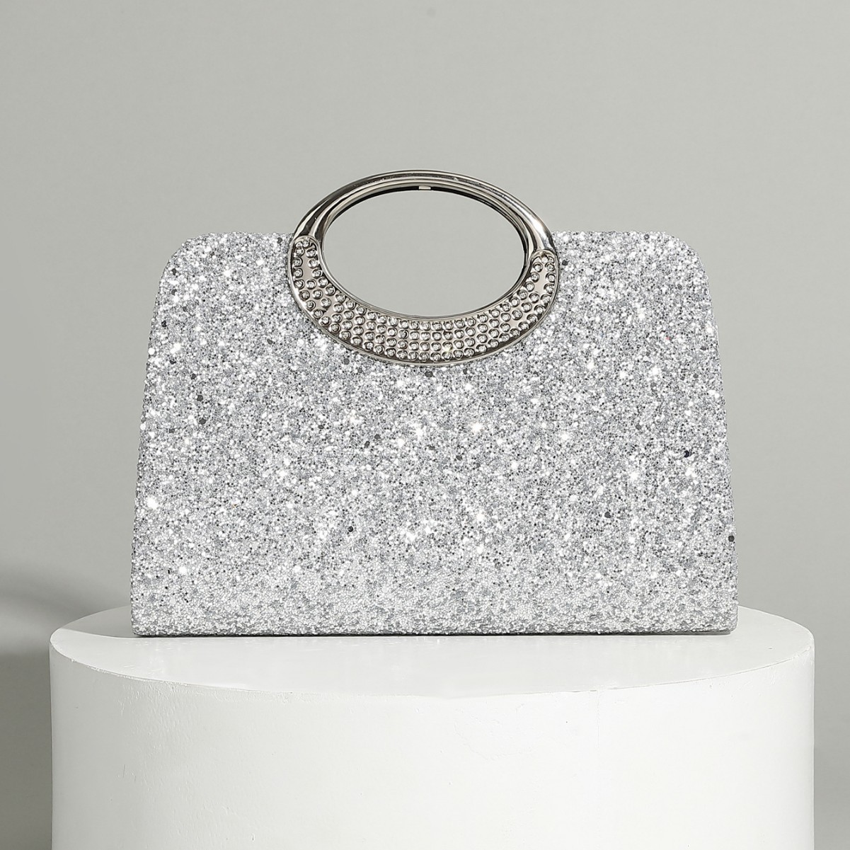 Vintage big ring handbag textu - Women Bags In Trend 评论和价格