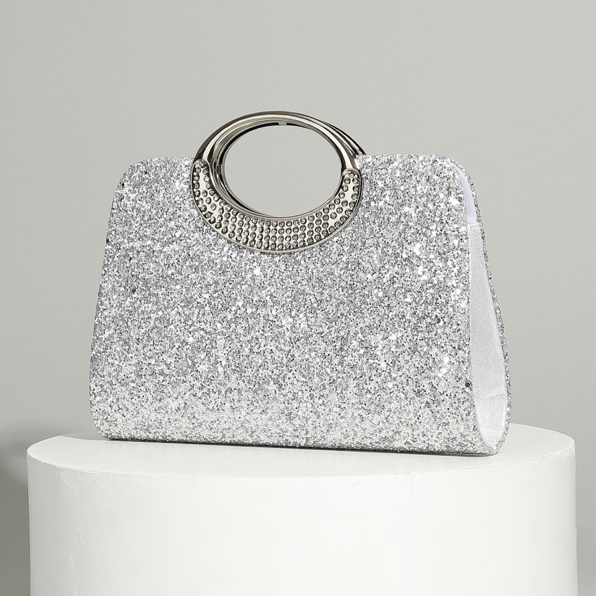 Vintage big ring handbag textu - Women Bags In Trend 评论和价格