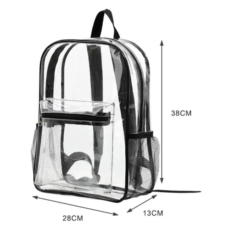 Transparent PVC Backpack Outdo - Women Bags Waterproof 评论和价格