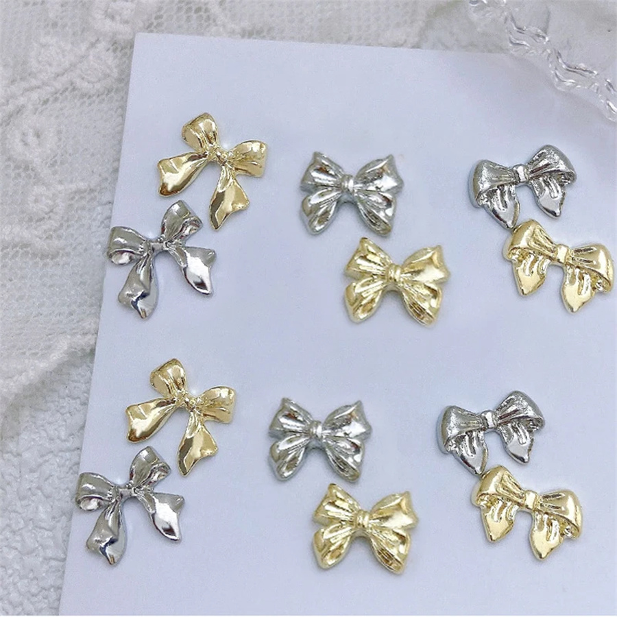 10pcs/Bag Metal 3D Bowknot Gre - Women Bags Grey 评论和价格