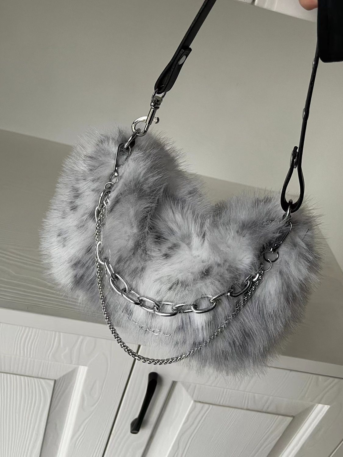 JIAERDI Vintage Y2K Handbag Wo - Women Bags Grey 评论和价格