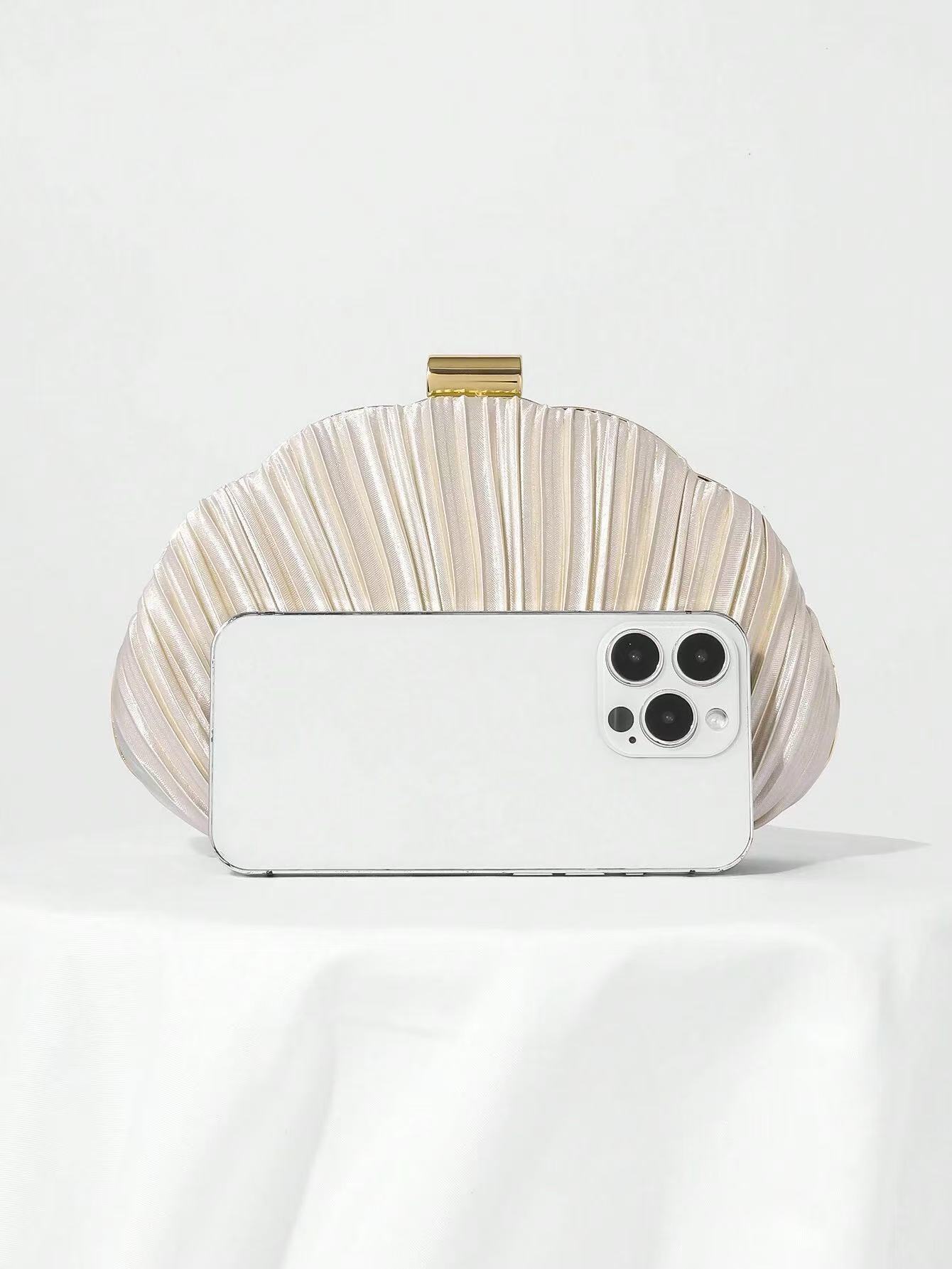 New Shell Banquet Bag Wrinkled - Women'S Evening Bags 评论和价格