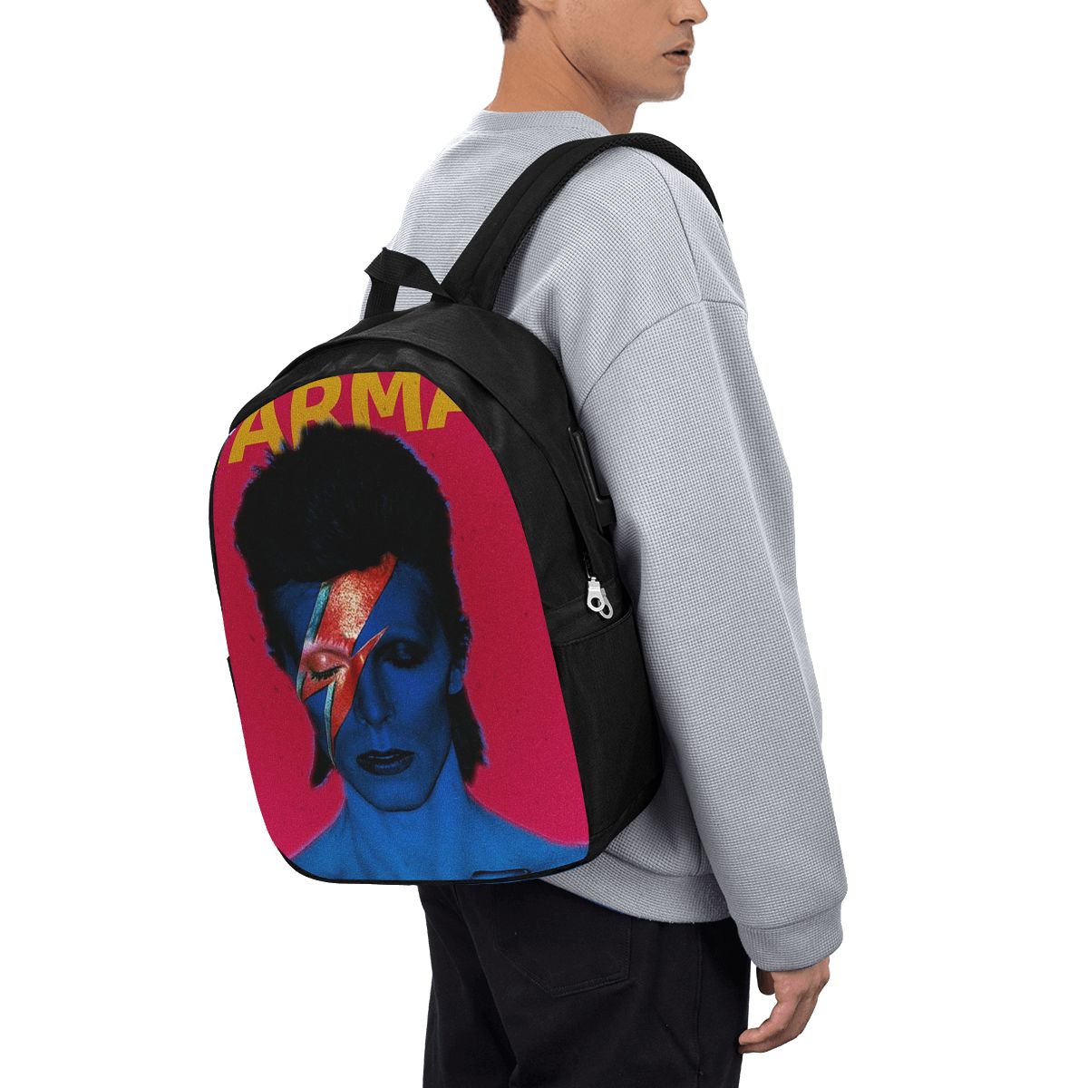 Davids Bowied Backpack Travel  - Woman In Bag 评论和价格