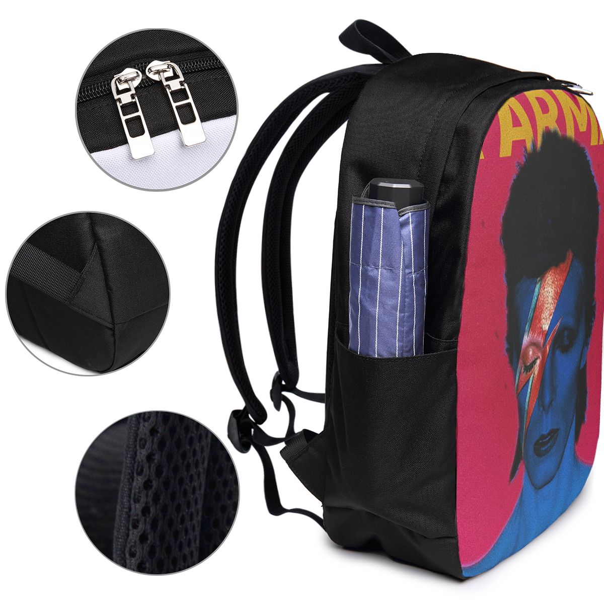 Davids Bowied Backpack Travel  - Woman In Bag 评论和价格