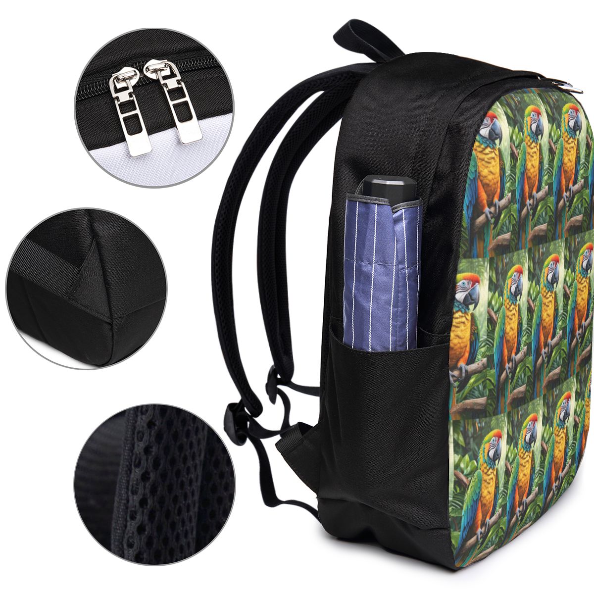 Cute Macaw Parrots Backpack Tr - Woman In Bag 评论和价格
