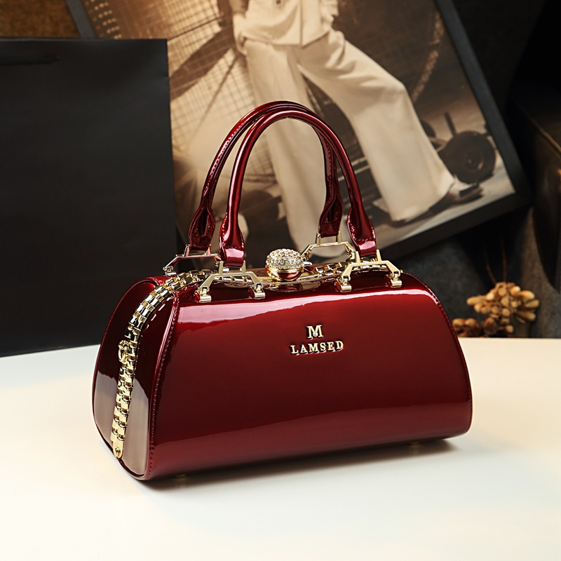 Luxury Fashion Women Handbag F - Doctor Bag Leather 评论和价格