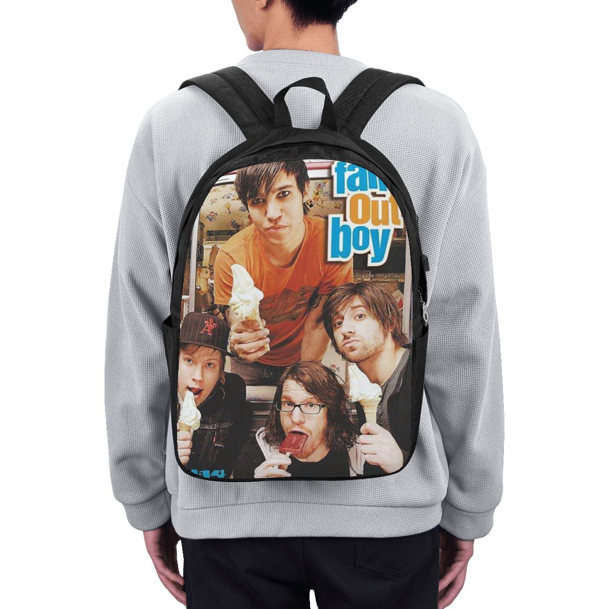 Fall Out Boy Backpack Travel N - Women Bags College 评论和价格