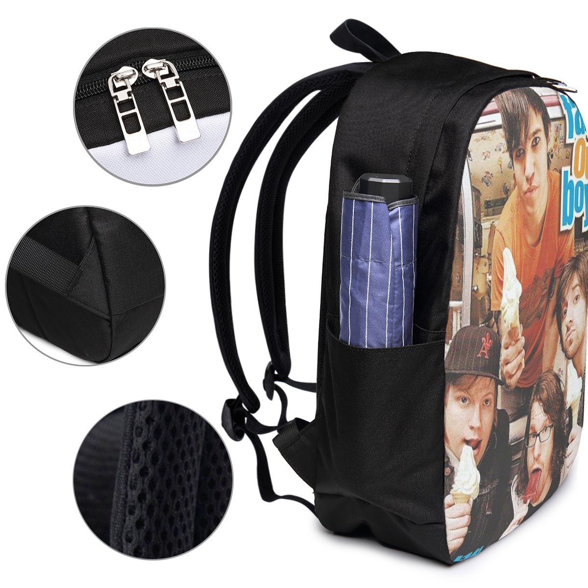 Fall Out Boy Backpack Travel N - Women Bags College 评论和价格